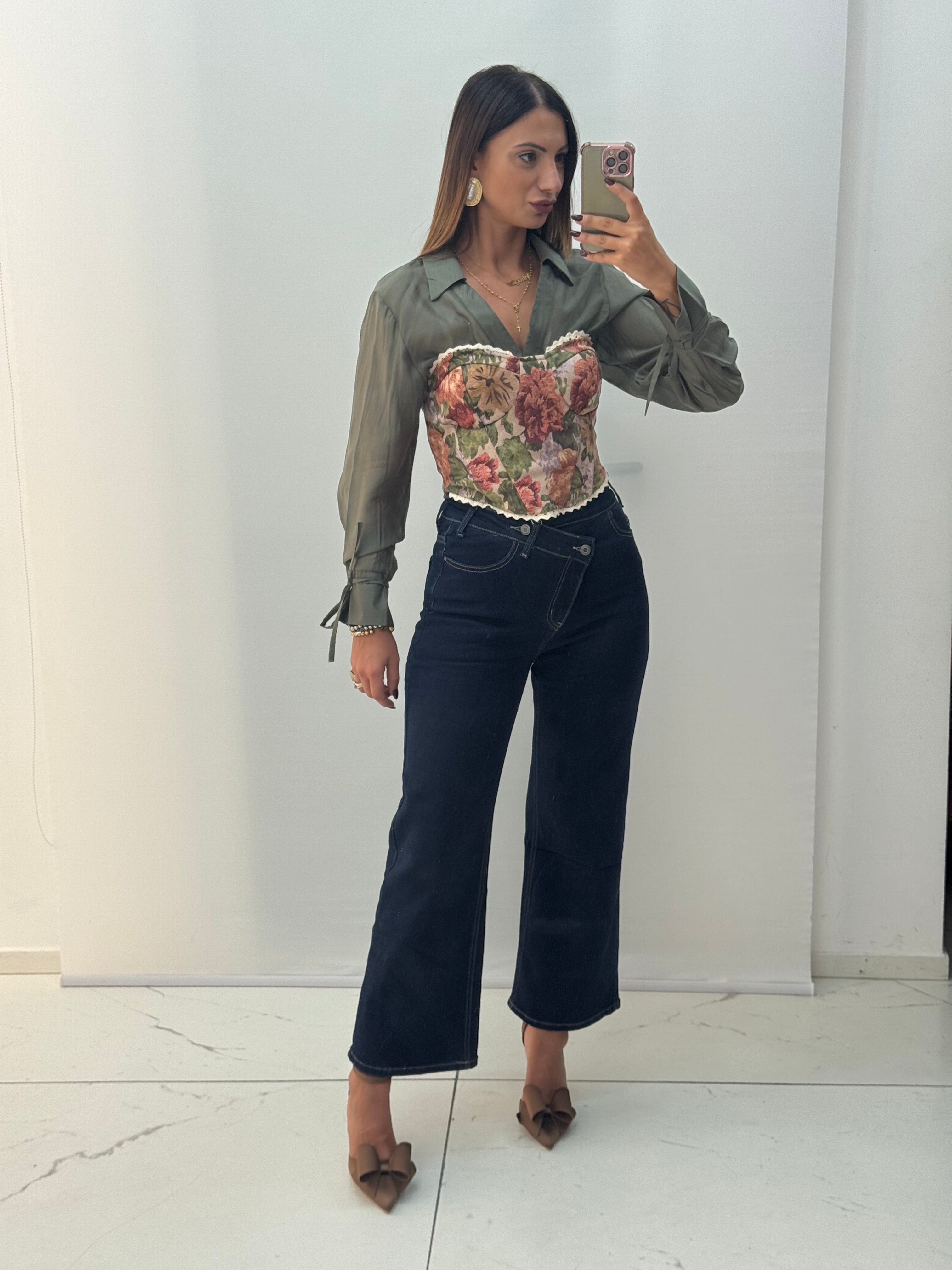 Jeans Blu Asimmetric